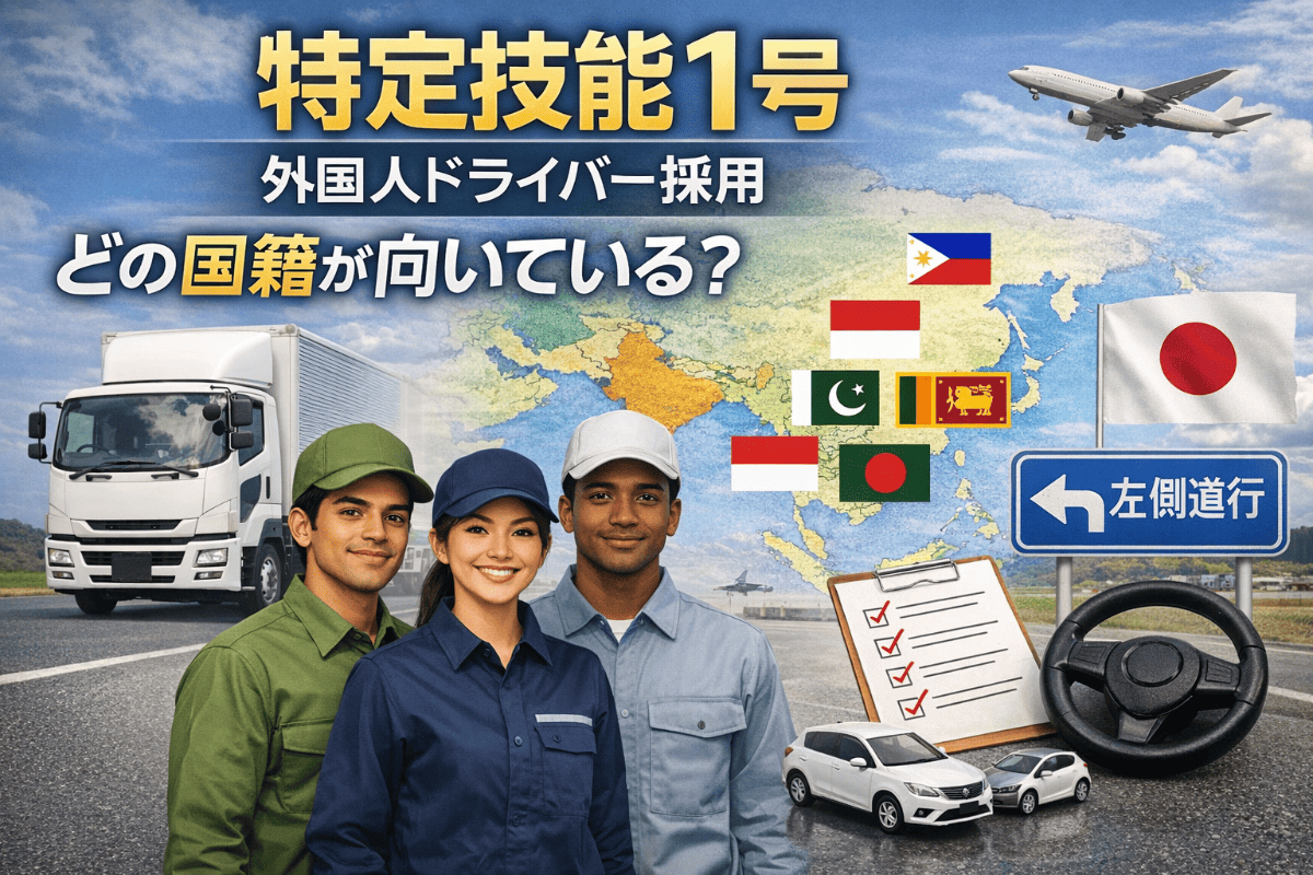 採用│どの国籍の人材が日本の運送業に向いていますか？